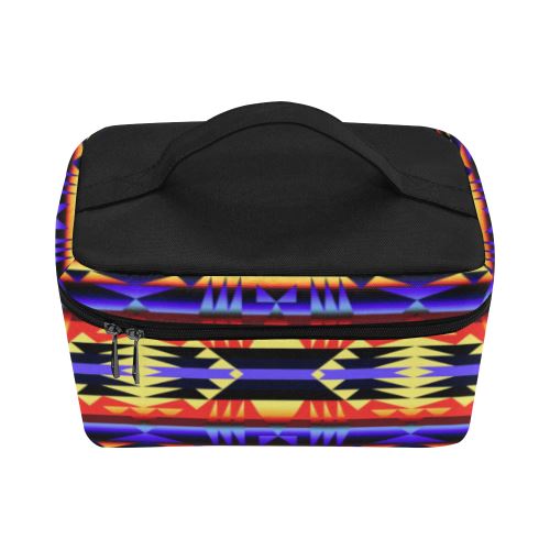 Between the San Juan Mountains Cosmetic Bag/Large (Model 1658) Cosmetic Bag e-joyer