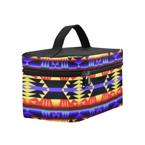 Between the San Juan Mountains Cosmetic Bag/Large (Model 1658) Cosmetic Bag e-joyer