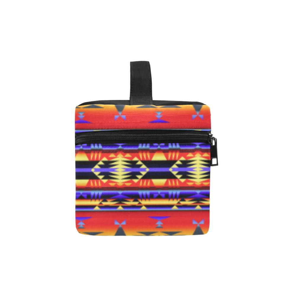 Between the San Juan Mountains Cosmetic Bag/Large (Model 1658) Cosmetic Bag e-joyer