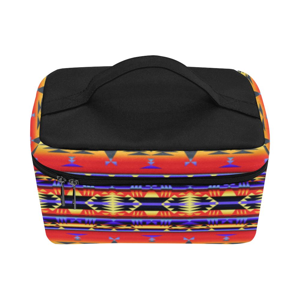 Between the San Juan Mountains Cosmetic Bag/Large (Model 1658) Cosmetic Bag e-joyer