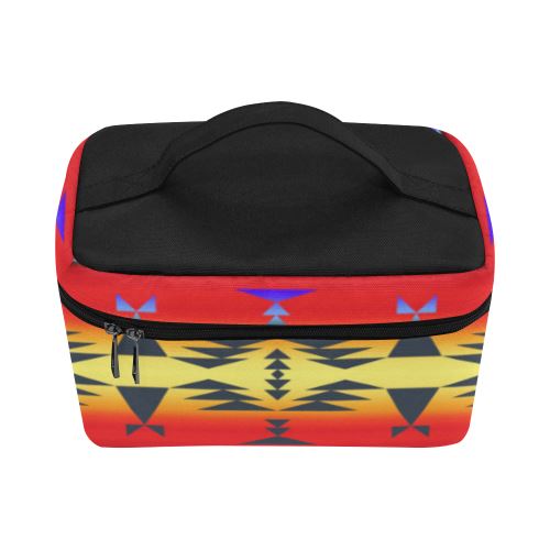 Between the San Juan Mountains Cosmetic Bag/Large (Model 1658) Cosmetic Bag e-joyer