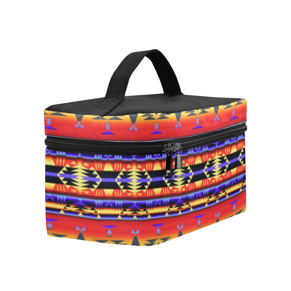 Between the San Juan Mountains Cosmetic Bag/Large (Model 1658) Cosmetic Bag e-joyer