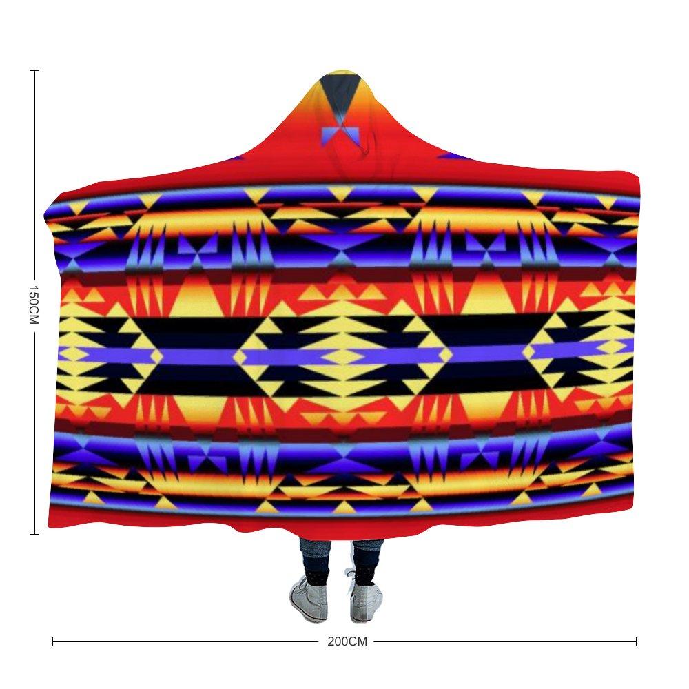 Between the San Juan Mountains Hooded Blanket 49 Dzine