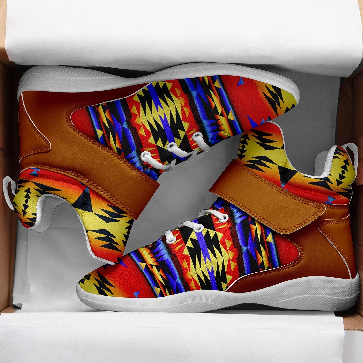 Between the San Juan Mountains Ipottaa Basketball / Sport High Top Shoes - White Sole 49 Dzine