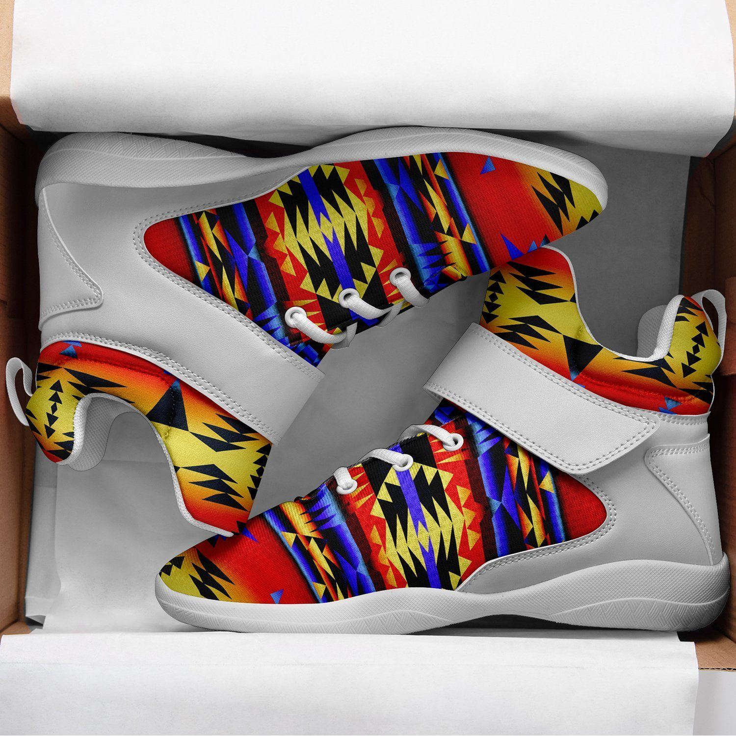 Between the San Juan Mountains Ipottaa Basketball / Sport High Top Shoes - White Sole 49 Dzine