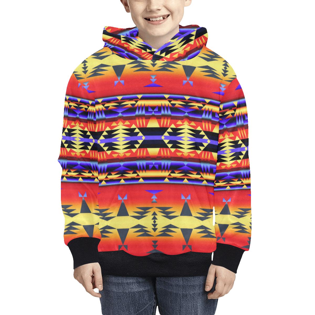 Between the San Juan Mountains Kids' All Over Print Hoodie (Model H38) Kids' AOP Hoodie (H38) e-joyer