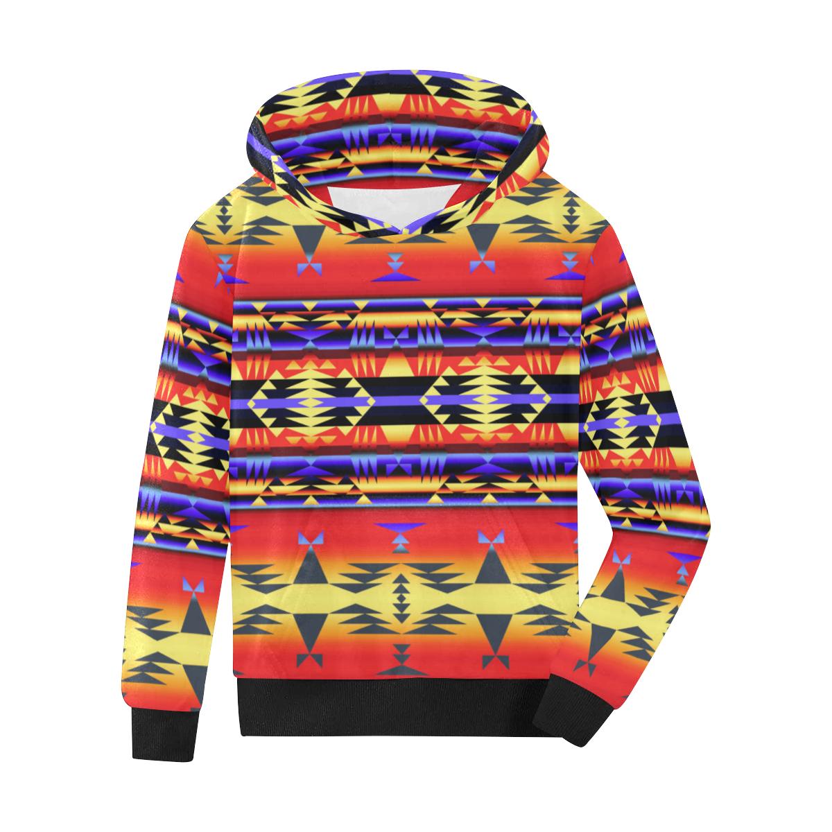 Between the San Juan Mountains Kids' All Over Print Hoodie (Model H38) Kids' AOP Hoodie (H38) e-joyer