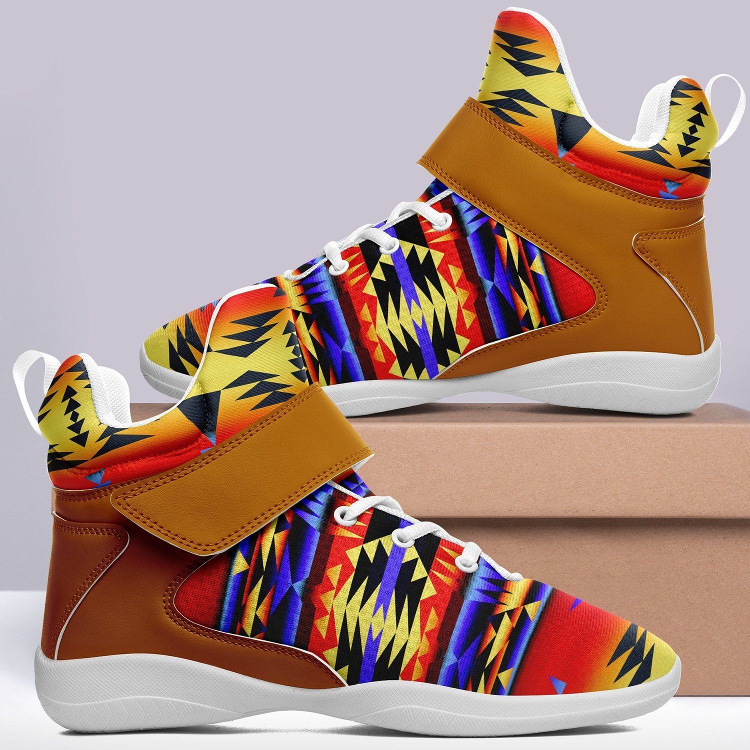 Between the San Juan Mountains Kid's Ipottaa Basketball / Sport High Top Shoes 49 Dzine