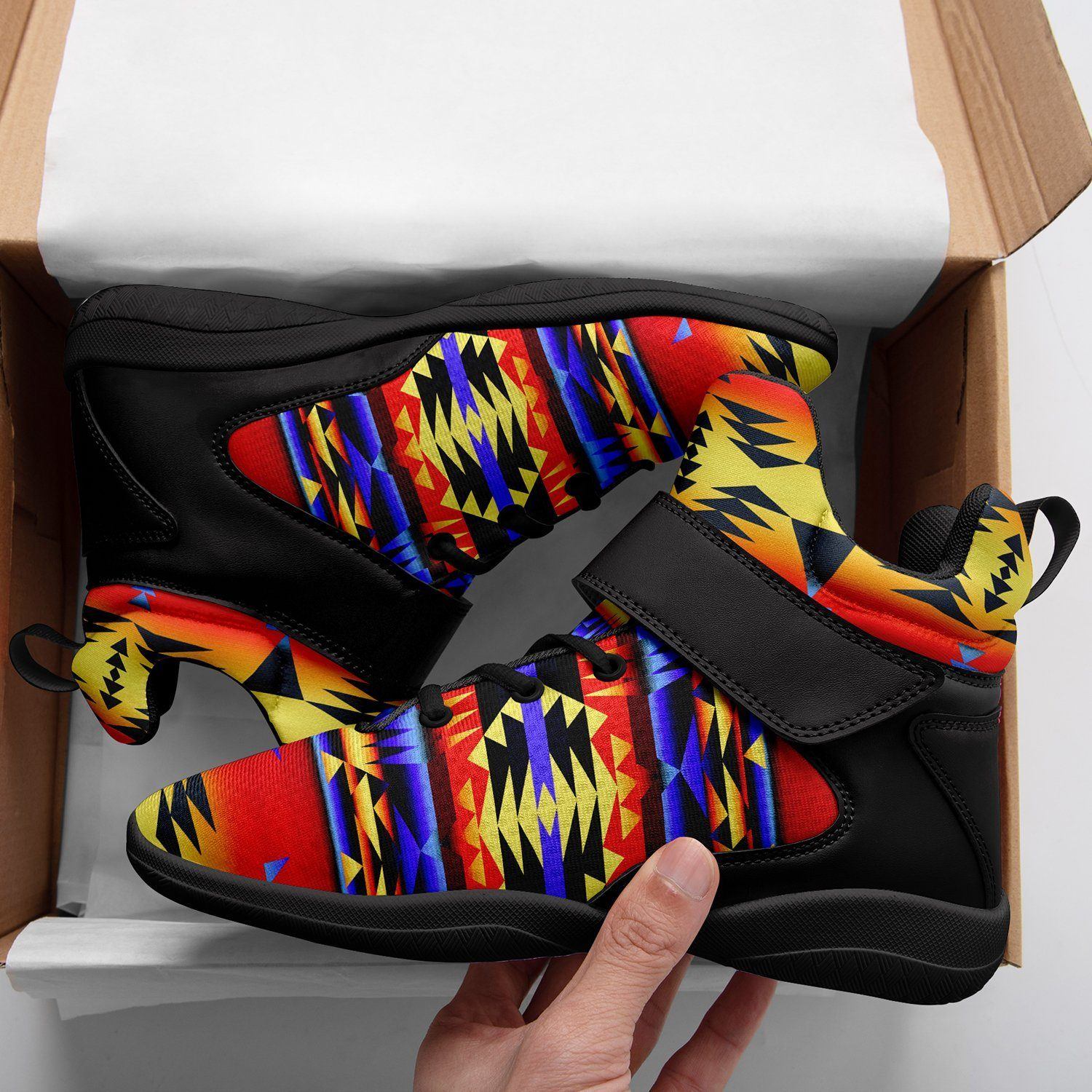 Between the San Juan Mountains Kid's Ipottaa Basketball / Sport High Top Shoes 49 Dzine