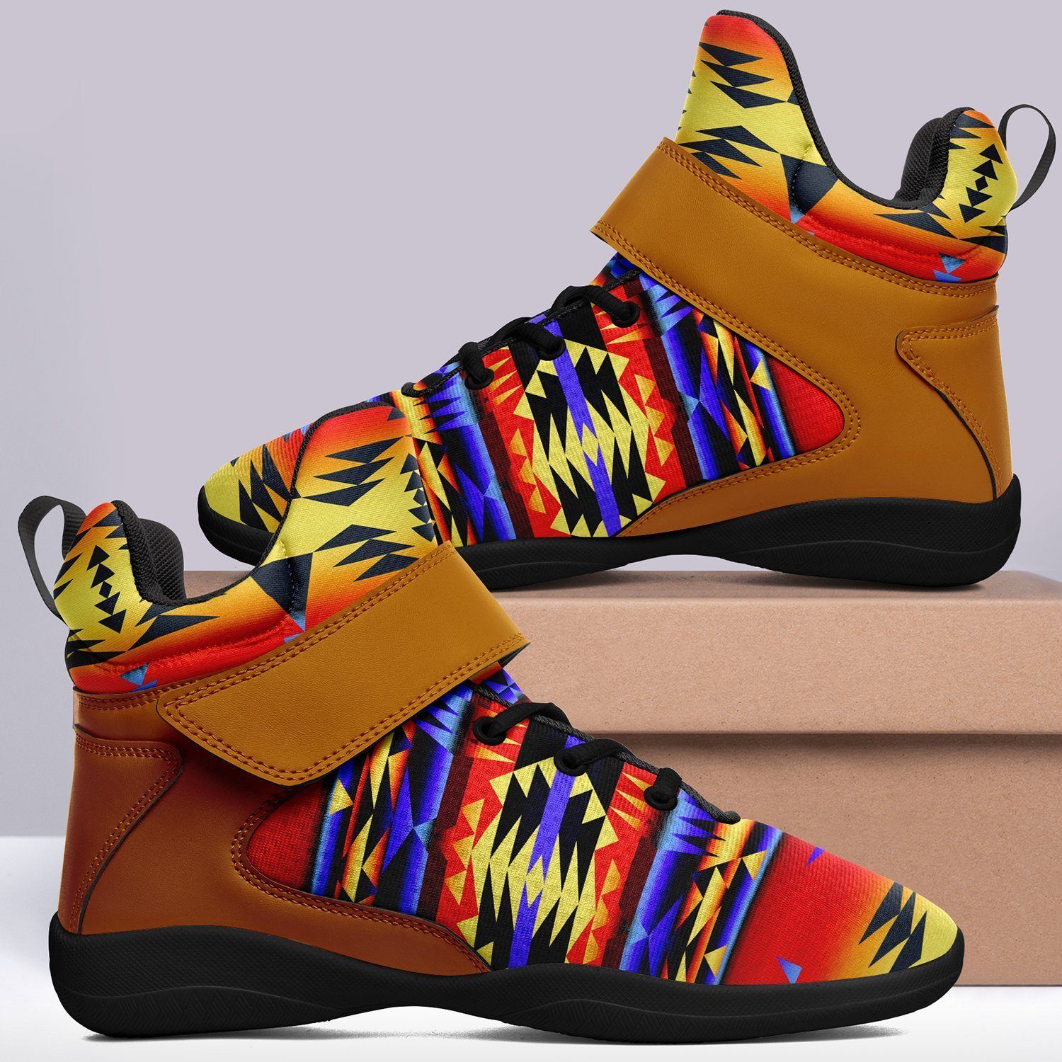 Between the San Juan Mountains Kid's Ipottaa Basketball / Sport High Top Shoes 49 Dzine