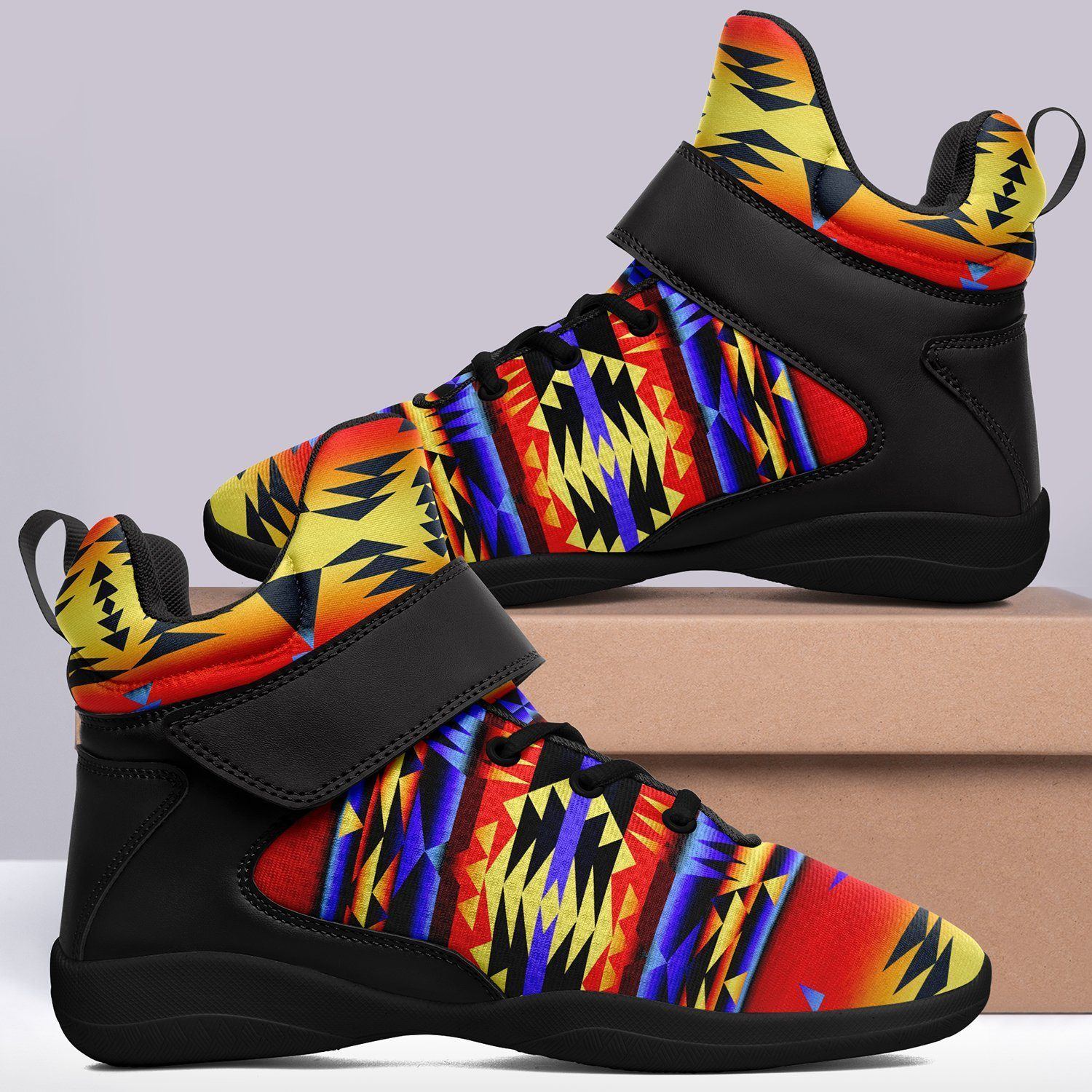 Between the San Juan Mountains Kid's Ipottaa Basketball / Sport High Top Shoes 49 Dzine