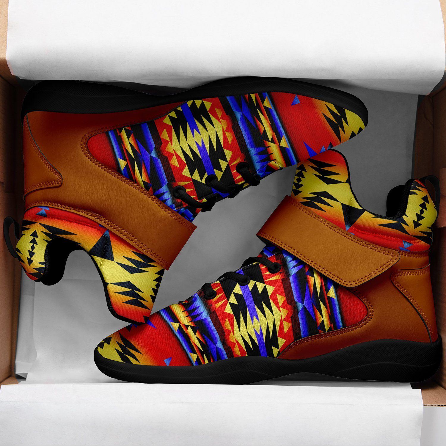 Between the San Juan Mountains Kid's Ipottaa Basketball / Sport High Top Shoes 49 Dzine