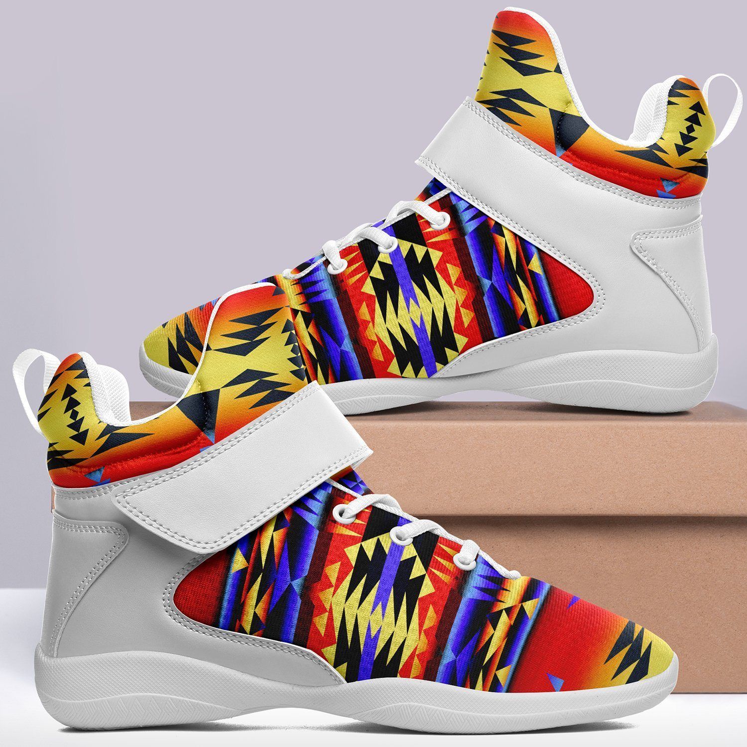Between the San Juan Mountains Kid's Ipottaa Basketball / Sport High Top Shoes 49 Dzine