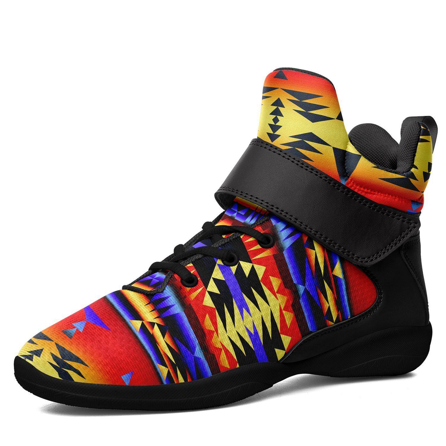 Between the San Juan Mountains Kid's Ipottaa Basketball / Sport High Top Shoes 49 Dzine US Child 12.5 / EUR 30 Black Sole with Black Strap