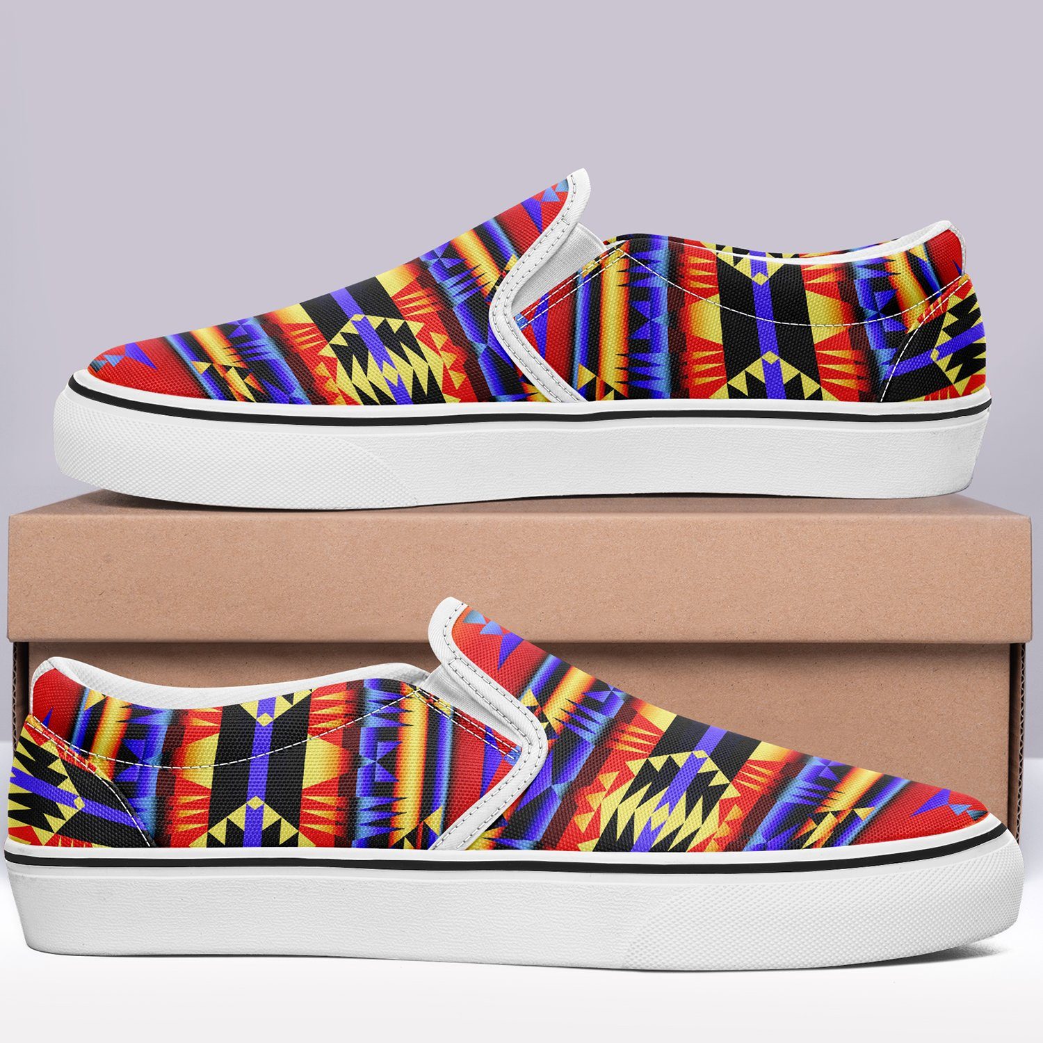 Between the San Juan Mountains Otoyimm Canvas Slip On Shoes 49 Dzine