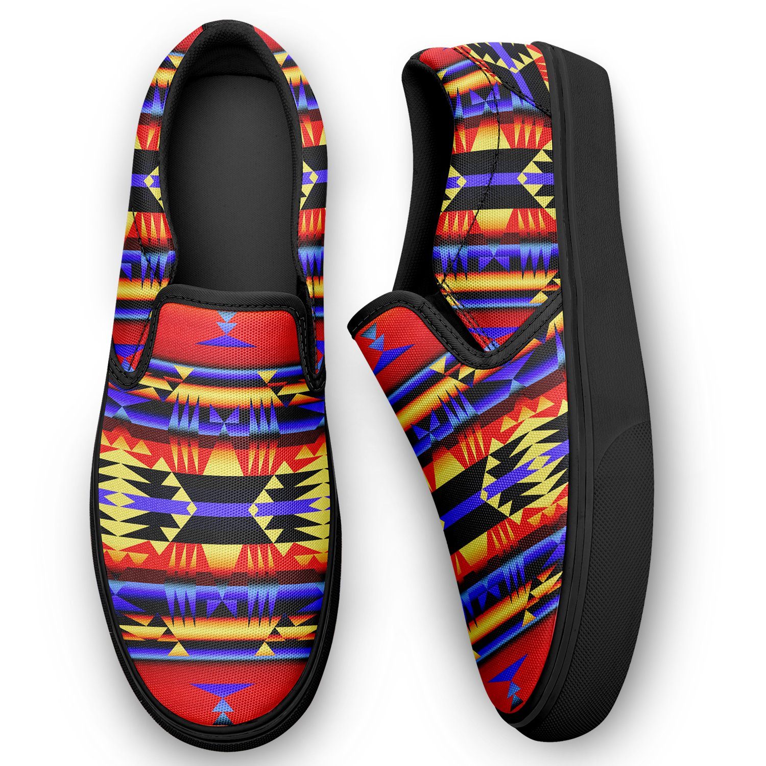 Between the San Juan Mountains Otoyimm Canvas Slip On Shoes 49 Dzine
