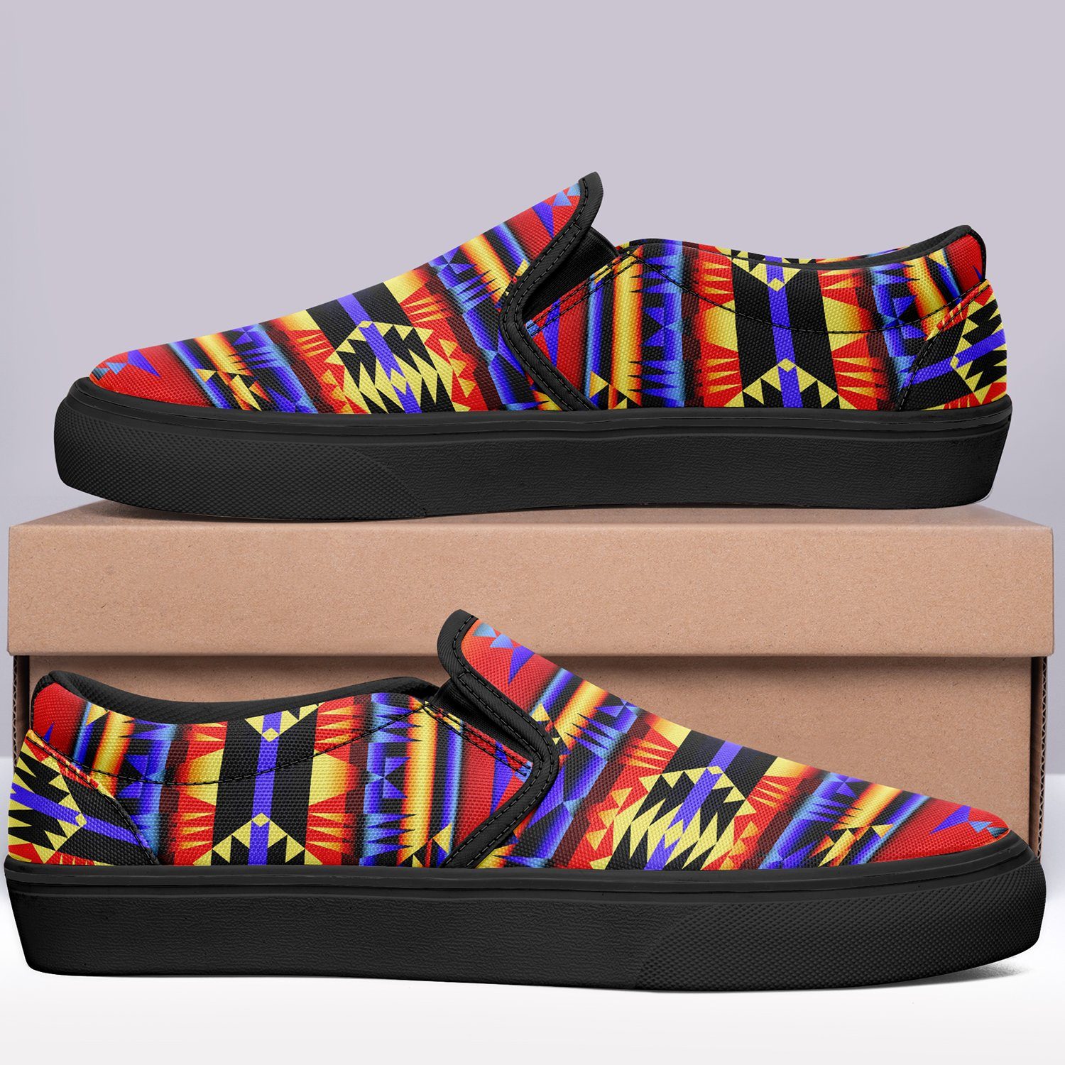 Between the San Juan Mountains Otoyimm Canvas Slip On Shoes 49 Dzine