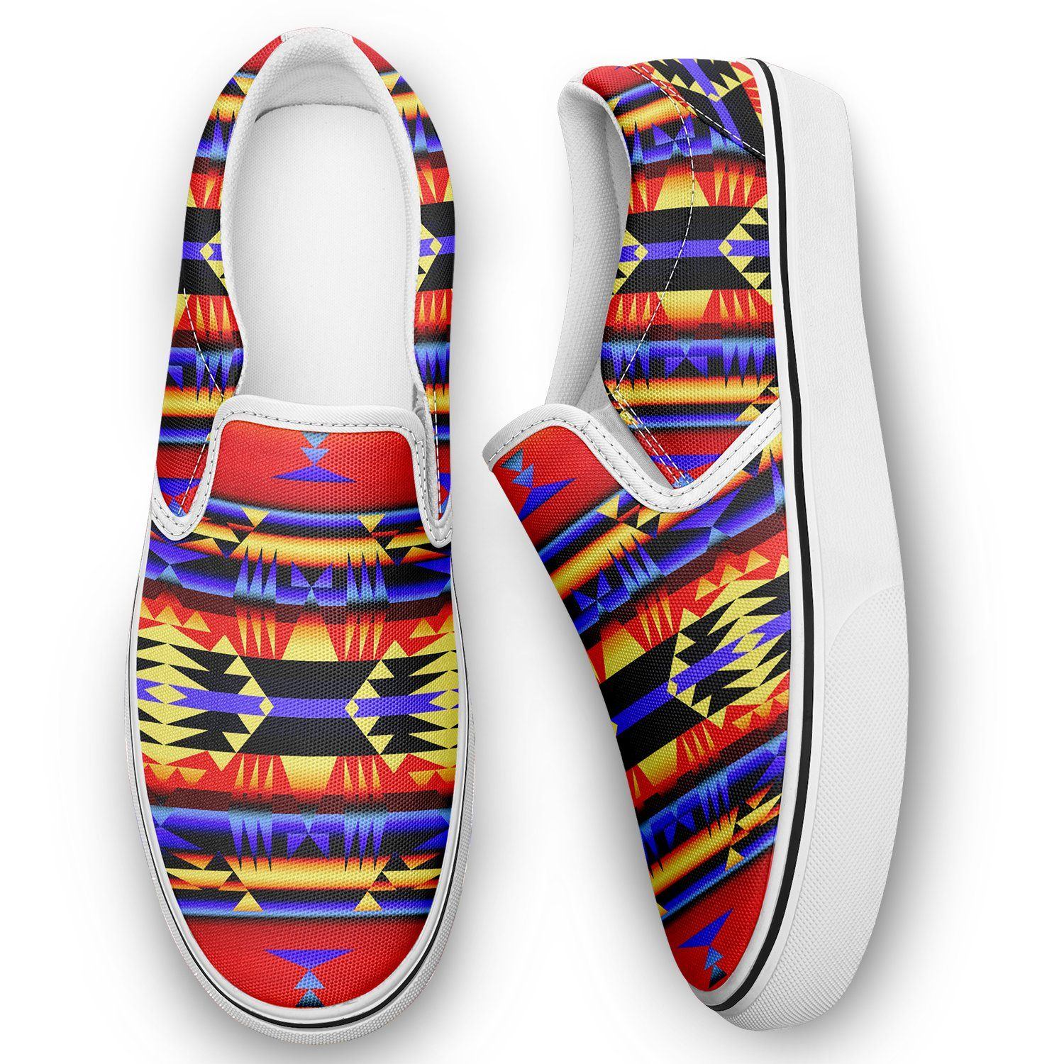 Between the San Juan Mountains Otoyimm Kid's Canvas Slip On Shoes 49 Dzine