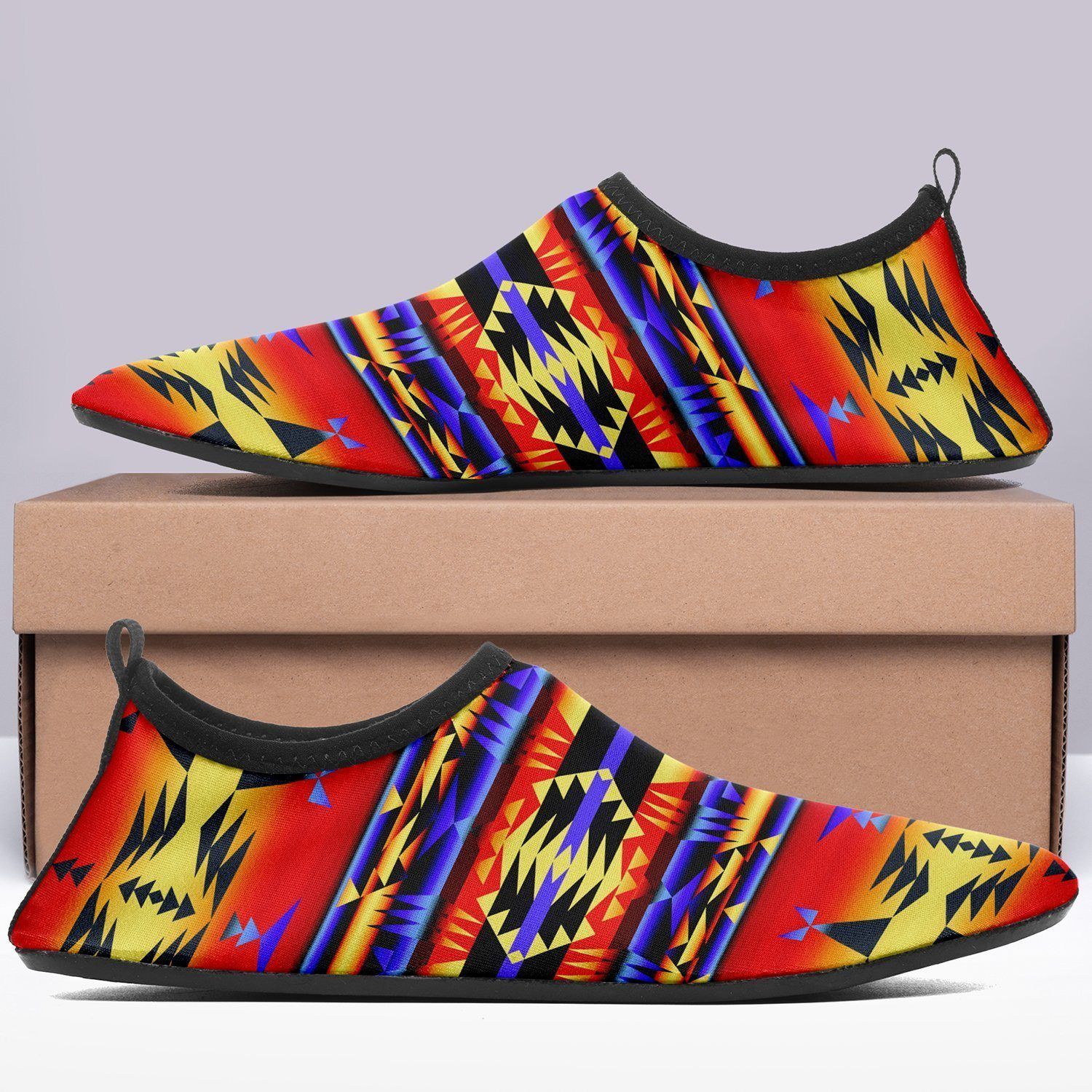 Between the San Juan Mountains Sockamoccs Kid's Slip On Shoes 49 Dzine