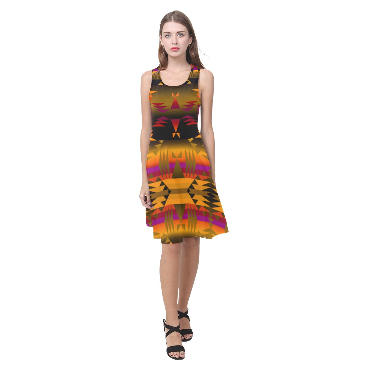 Between the Sierra Mountains Atalanta Casual Sundress(Model D04) Atalanta Sundress (D04) e-joyer