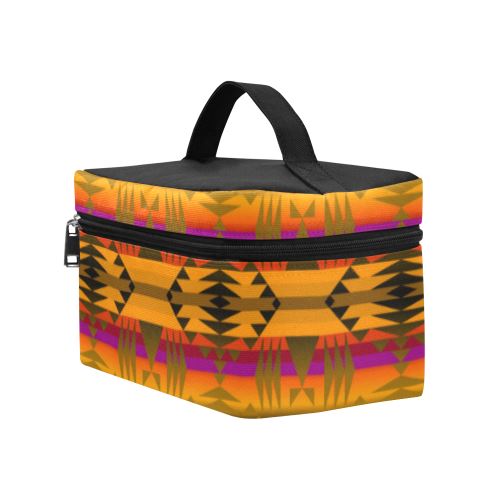 Between the Sierra Mountains Cosmetic Bag/Large (Model 1658) Cosmetic Bag e-joyer