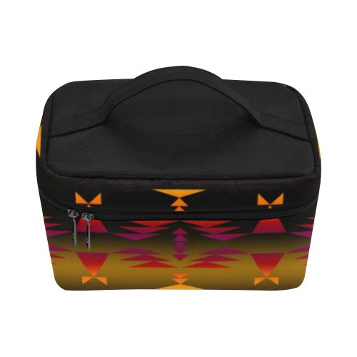 Between the Sierra Mountains Cosmetic Bag/Large (Model 1658) Cosmetic Bag e-joyer
