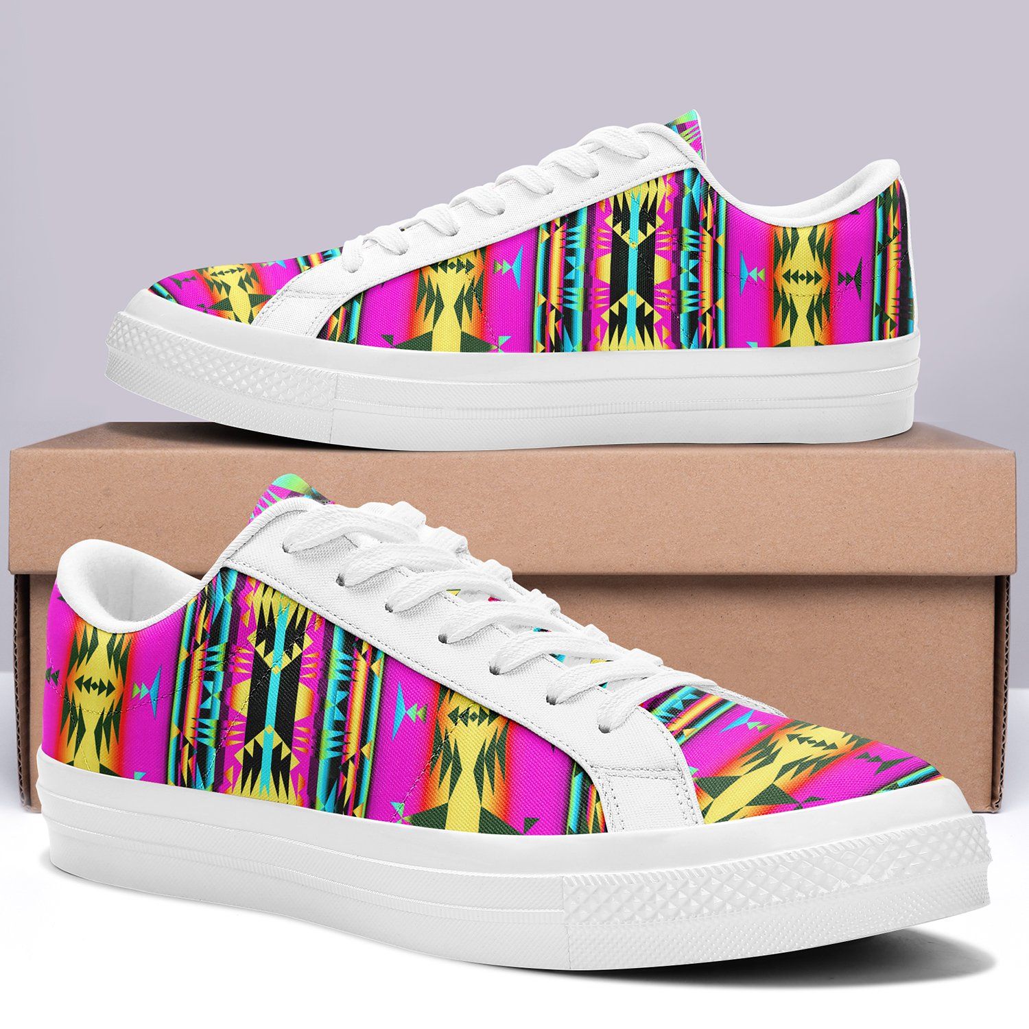 Between the Sunset Mountains Aapisi Low Top Canvas Shoes White Sole 49 Dzine
