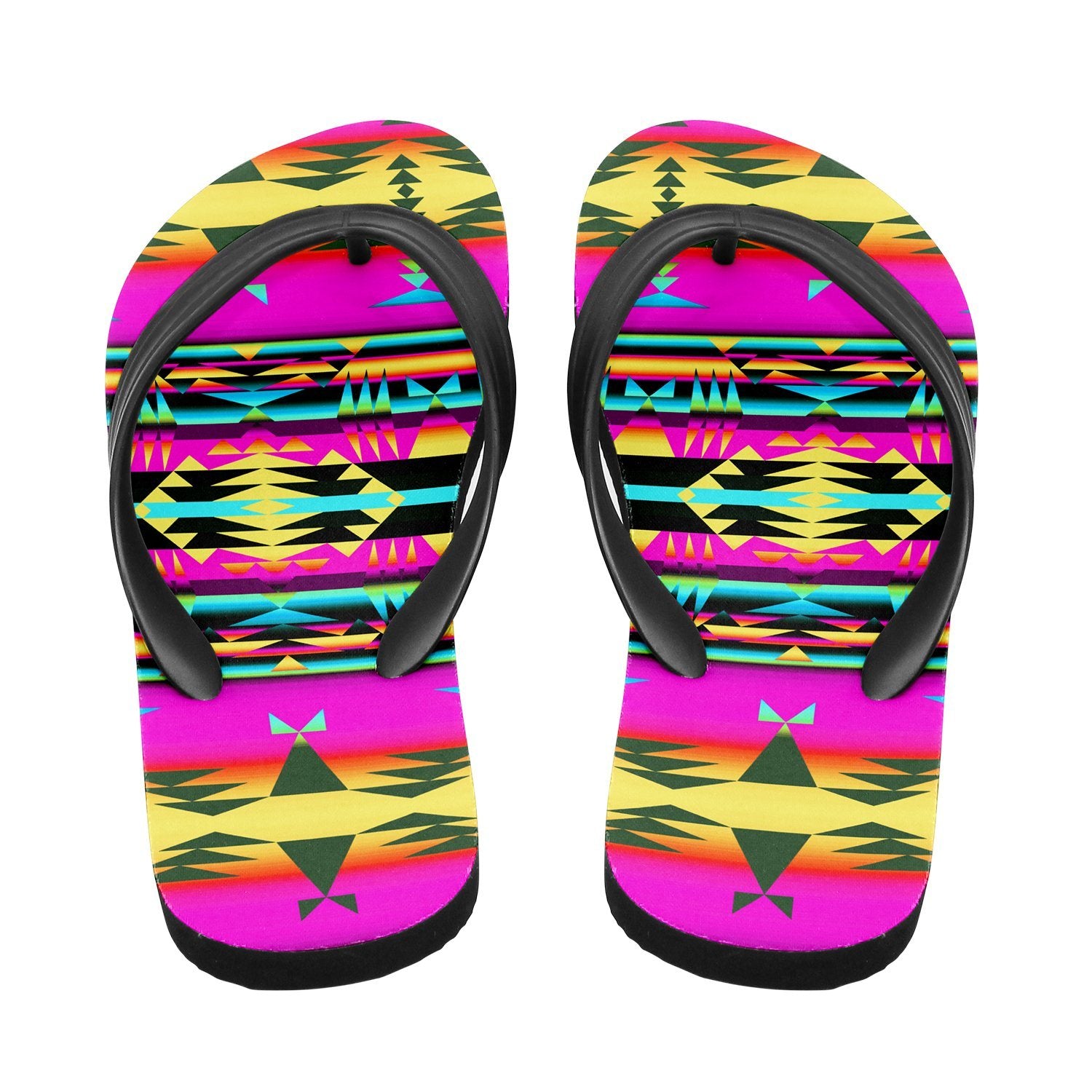 Between the Sunset Mountains Flip Flops 49 Dzine