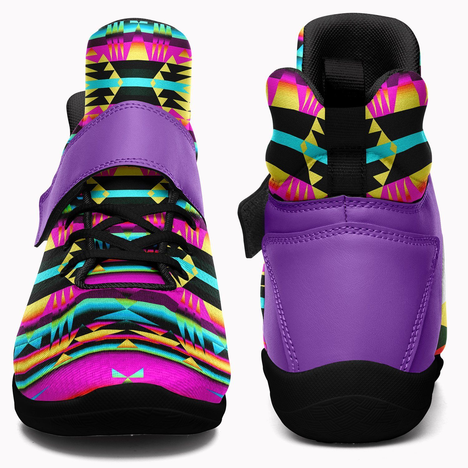 Between the Sunset Mountains Ipottaa Basketball / Sport High Top Shoes - Black Sole 49 Dzine