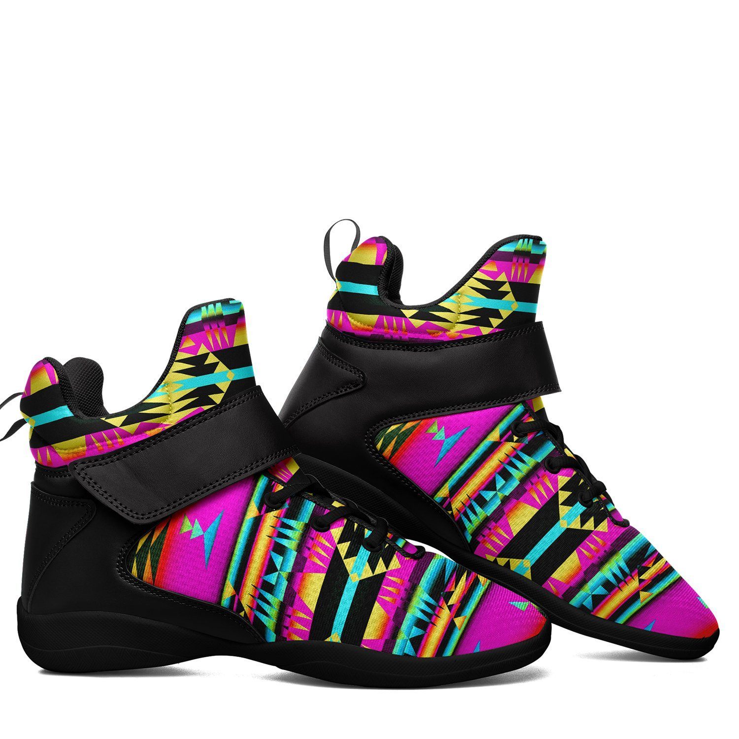 Between the Sunset Mountains Ipottaa Basketball / Sport High Top Shoes - Black Sole 49 Dzine