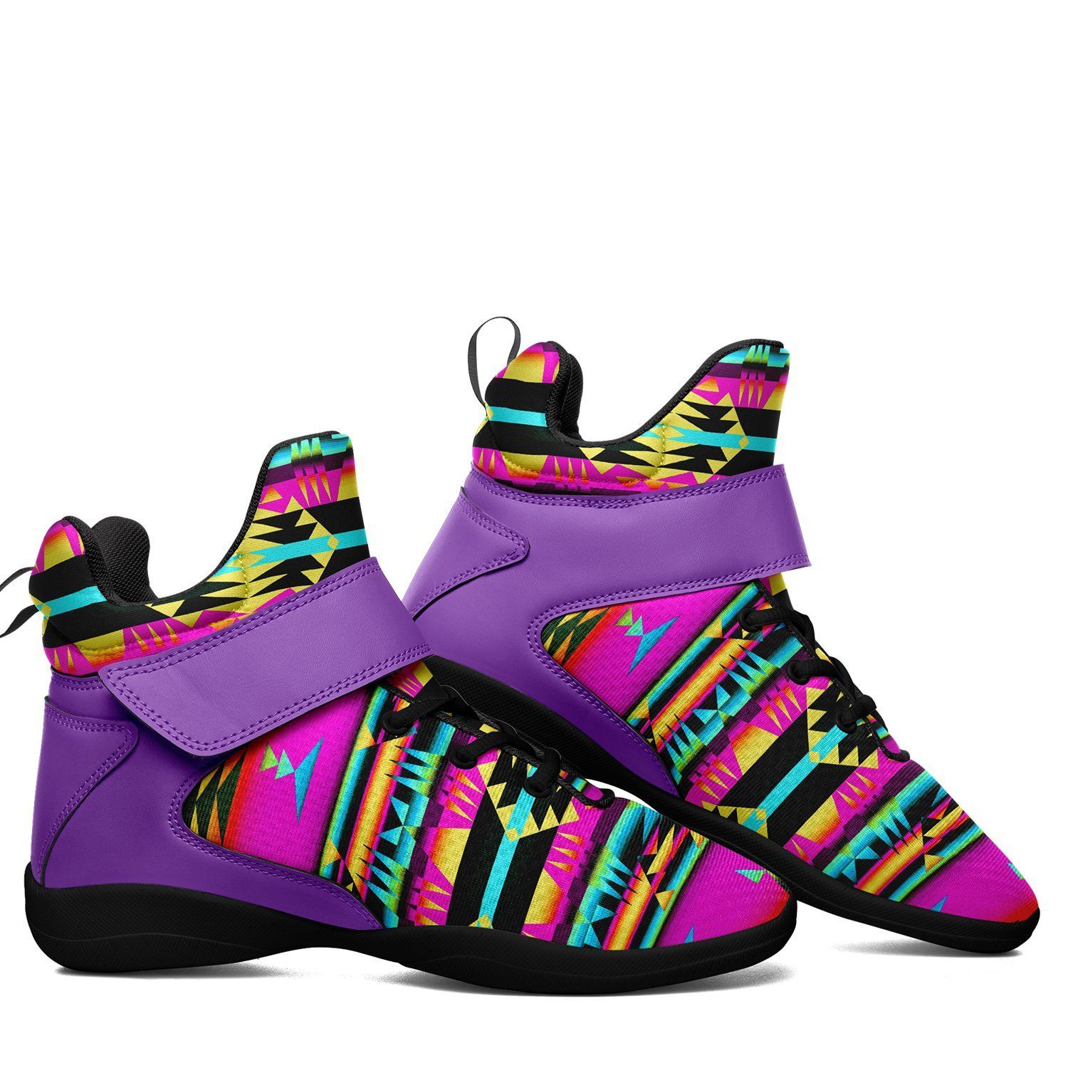 Between the Sunset Mountains Ipottaa Basketball / Sport High Top Shoes - Black Sole 49 Dzine