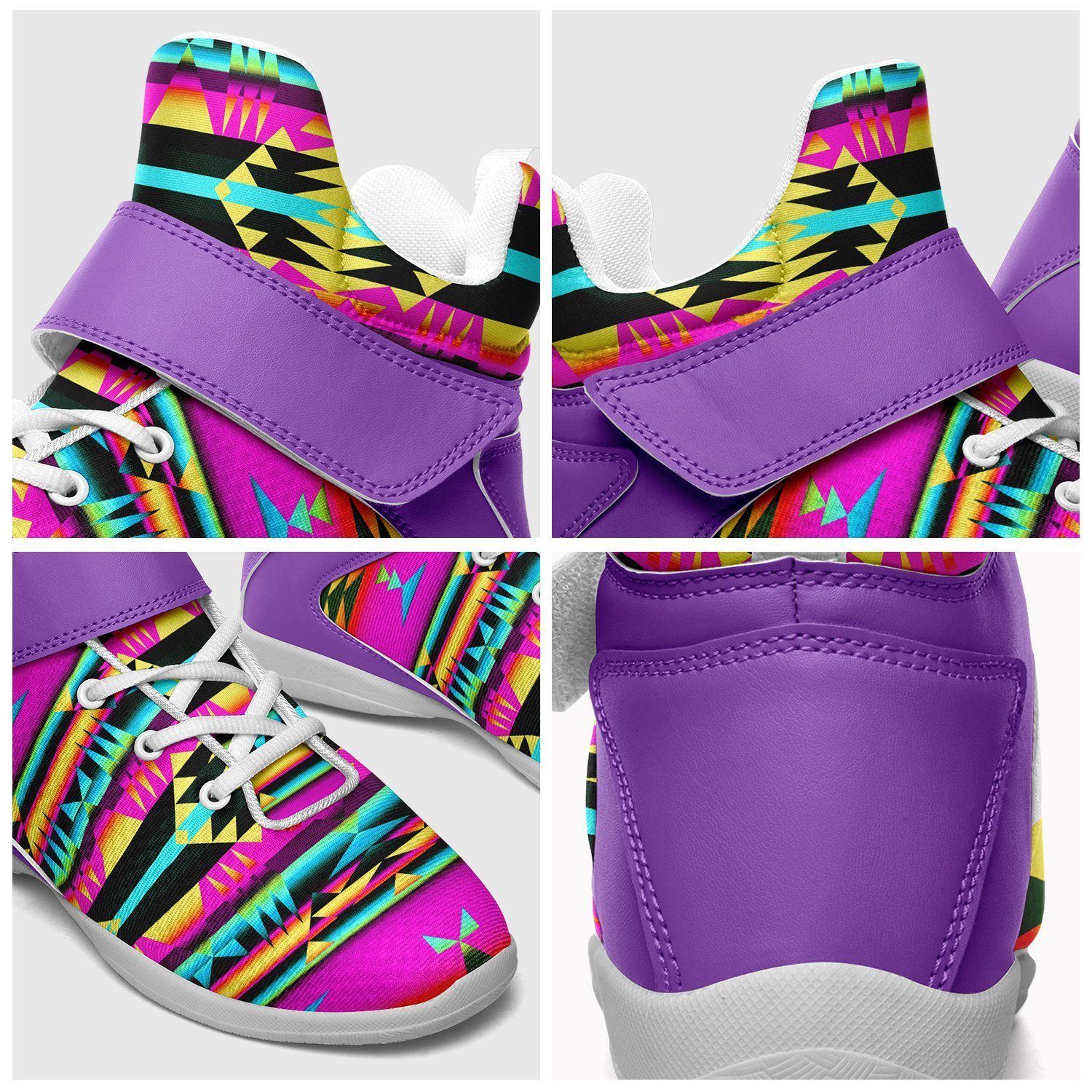 Between the Sunset Mountains Ipottaa Basketball / Sport High Top Shoes - White Sole 49 Dzine