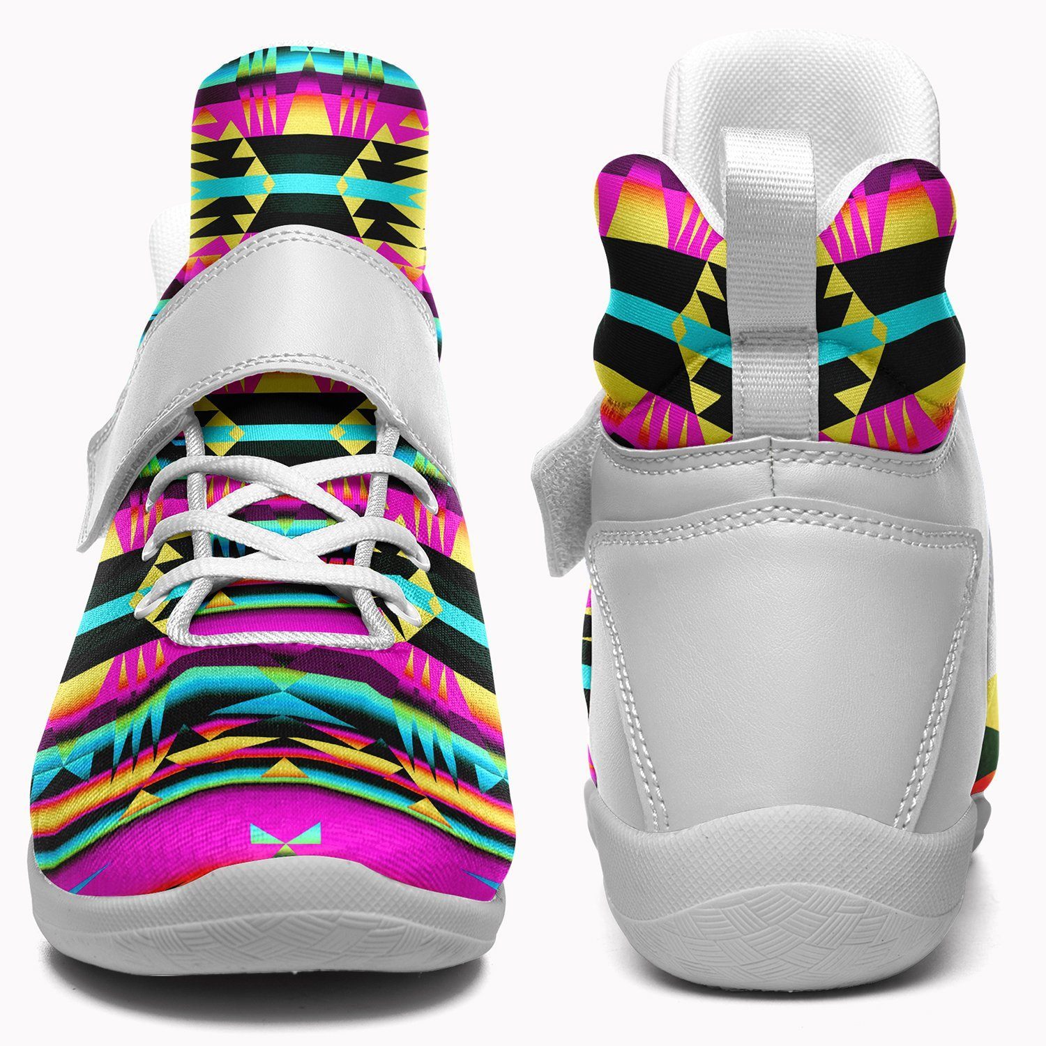 Between the Sunset Mountains Ipottaa Basketball / Sport High Top Shoes - White Sole 49 Dzine