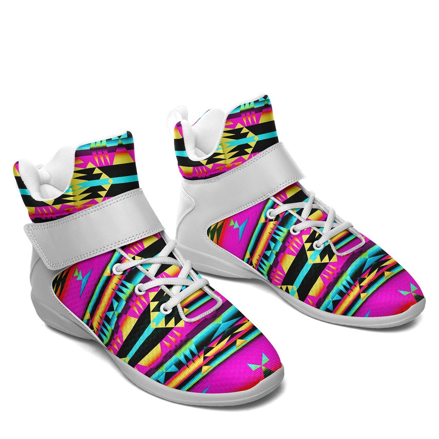 Between the Sunset Mountains Ipottaa Basketball / Sport High Top Shoes - White Sole 49 Dzine
