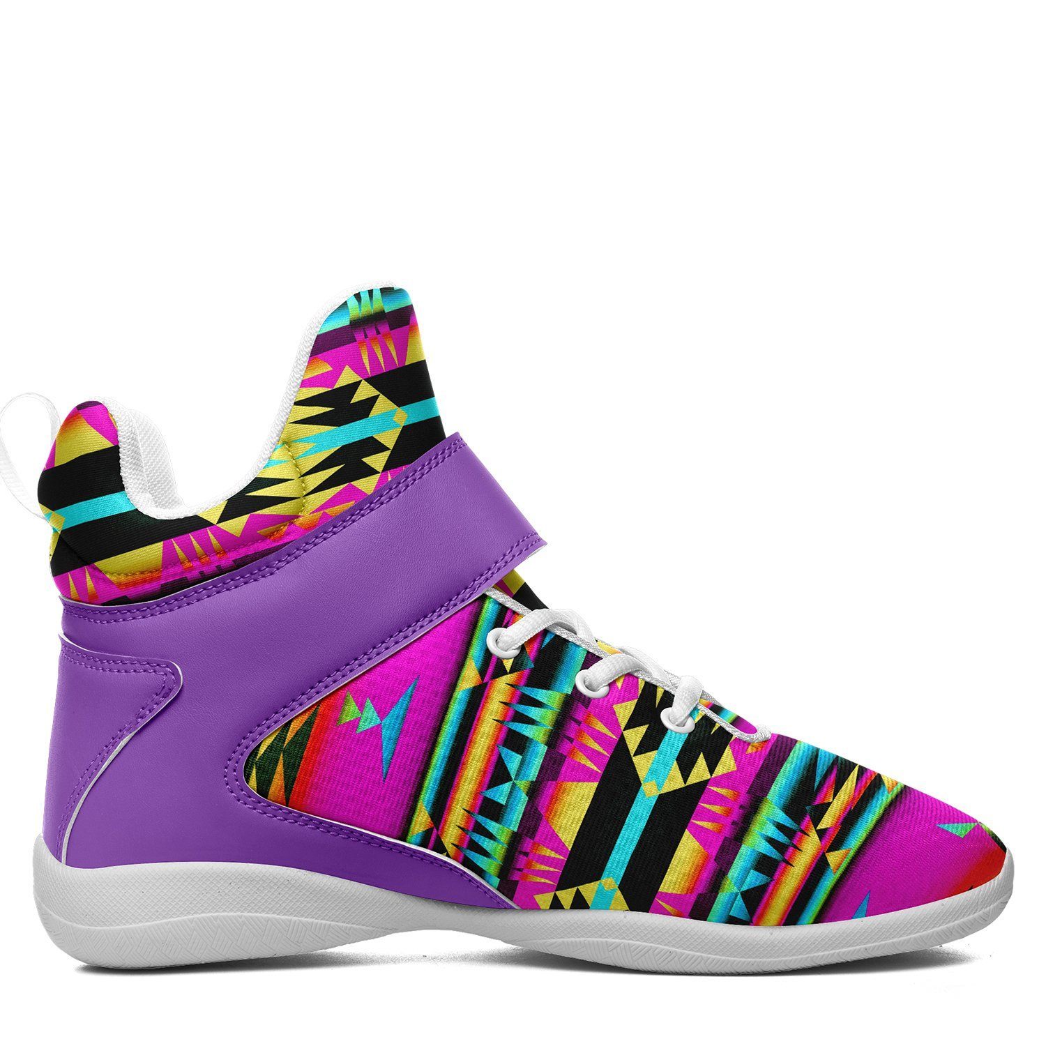 Between the Sunset Mountains Ipottaa Basketball / Sport High Top Shoes - White Sole 49 Dzine