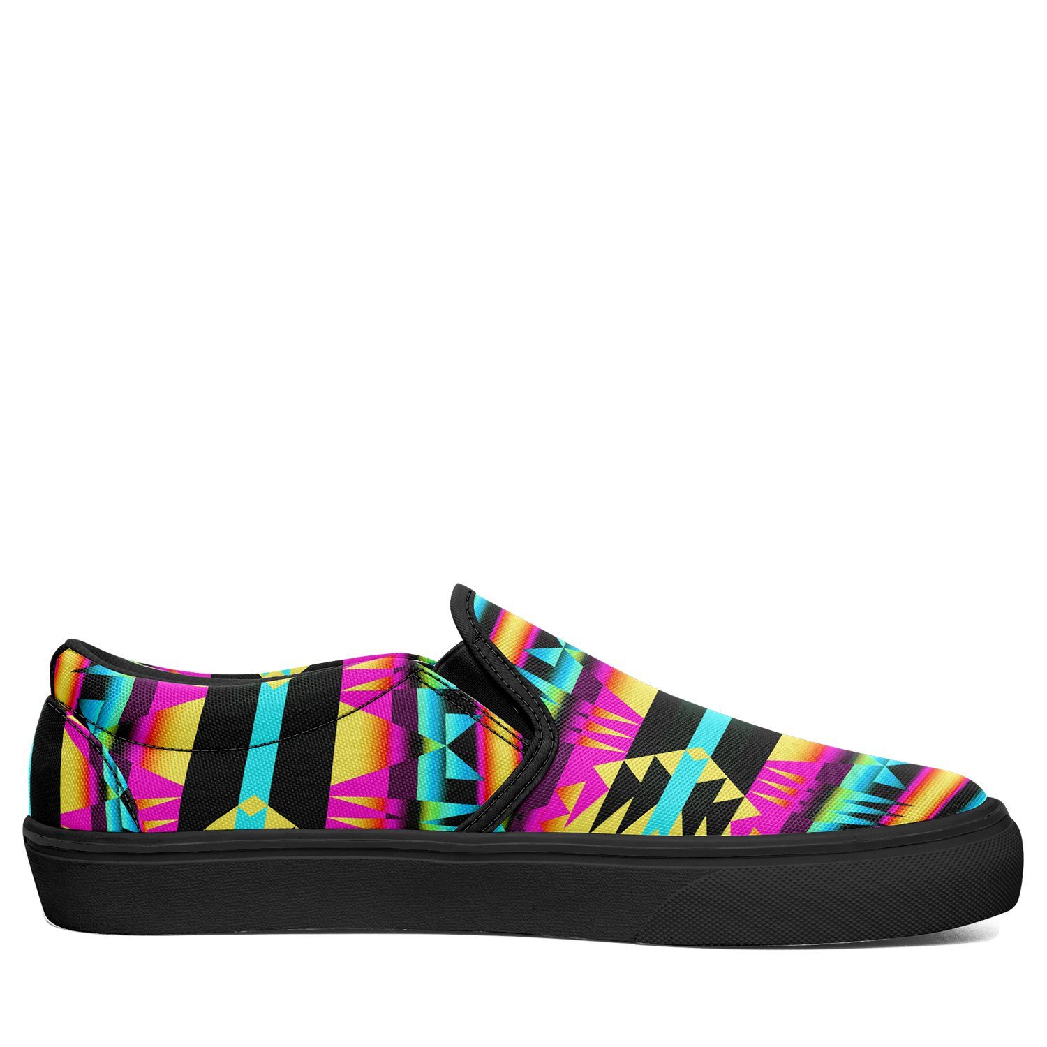 Between the Sunset Mountains Otoyimm Canvas Slip On Shoes 49 Dzine