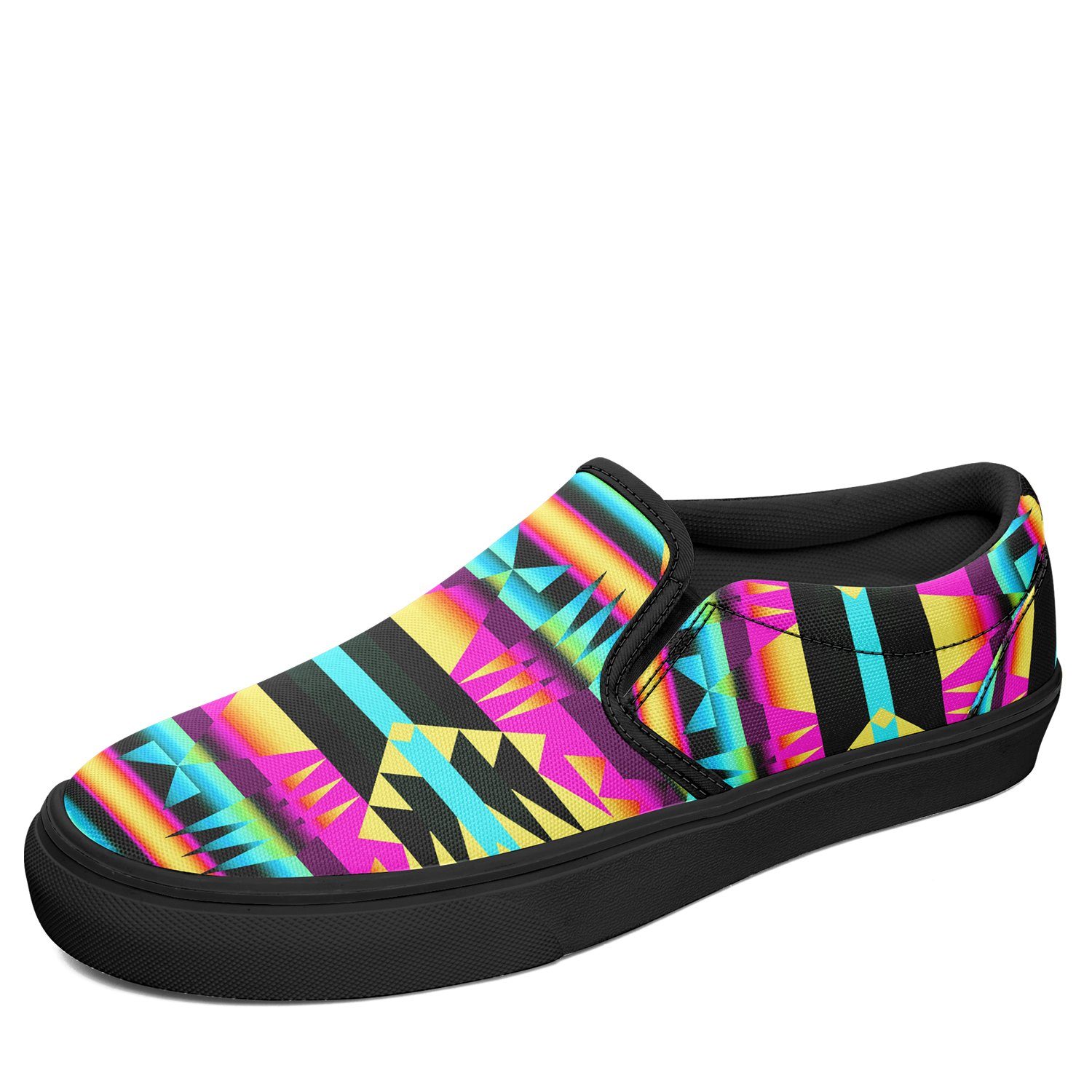 Between the Sunset Mountains Otoyimm Canvas Slip On Shoes 49 Dzine