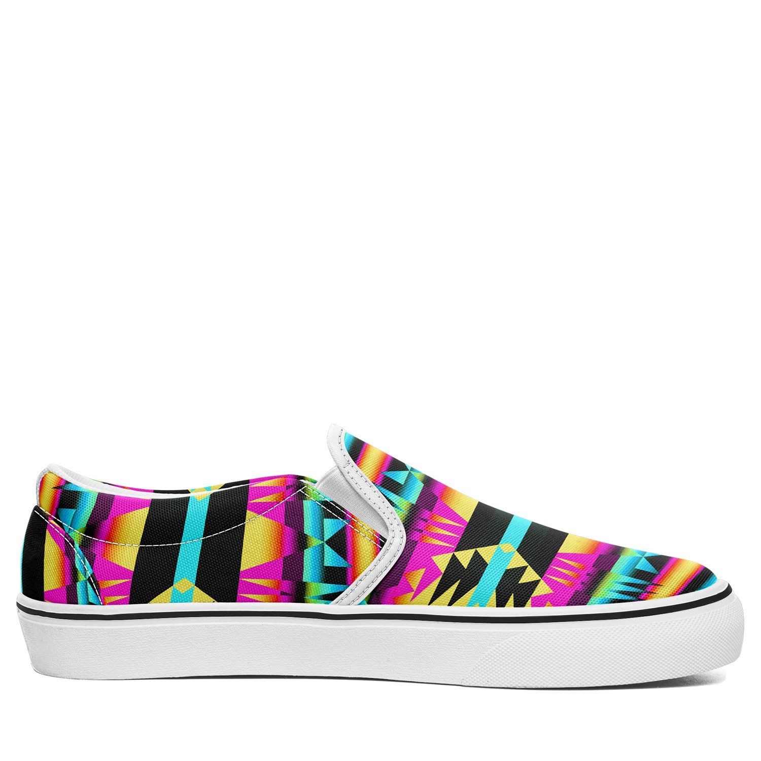 Between the Sunset Mountains Otoyimm Canvas Slip On Shoes 49 Dzine