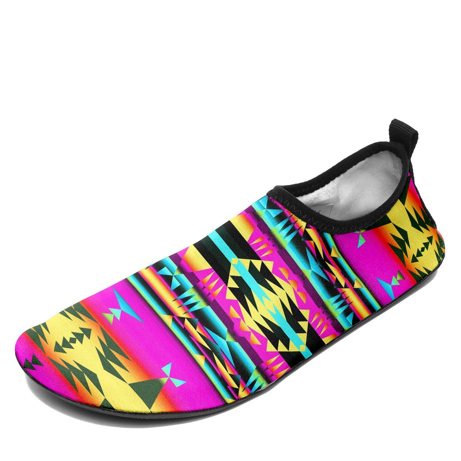 Between the Sunset Mountains Sockamoccs Kid's Slip On Shoes 49 Dzine