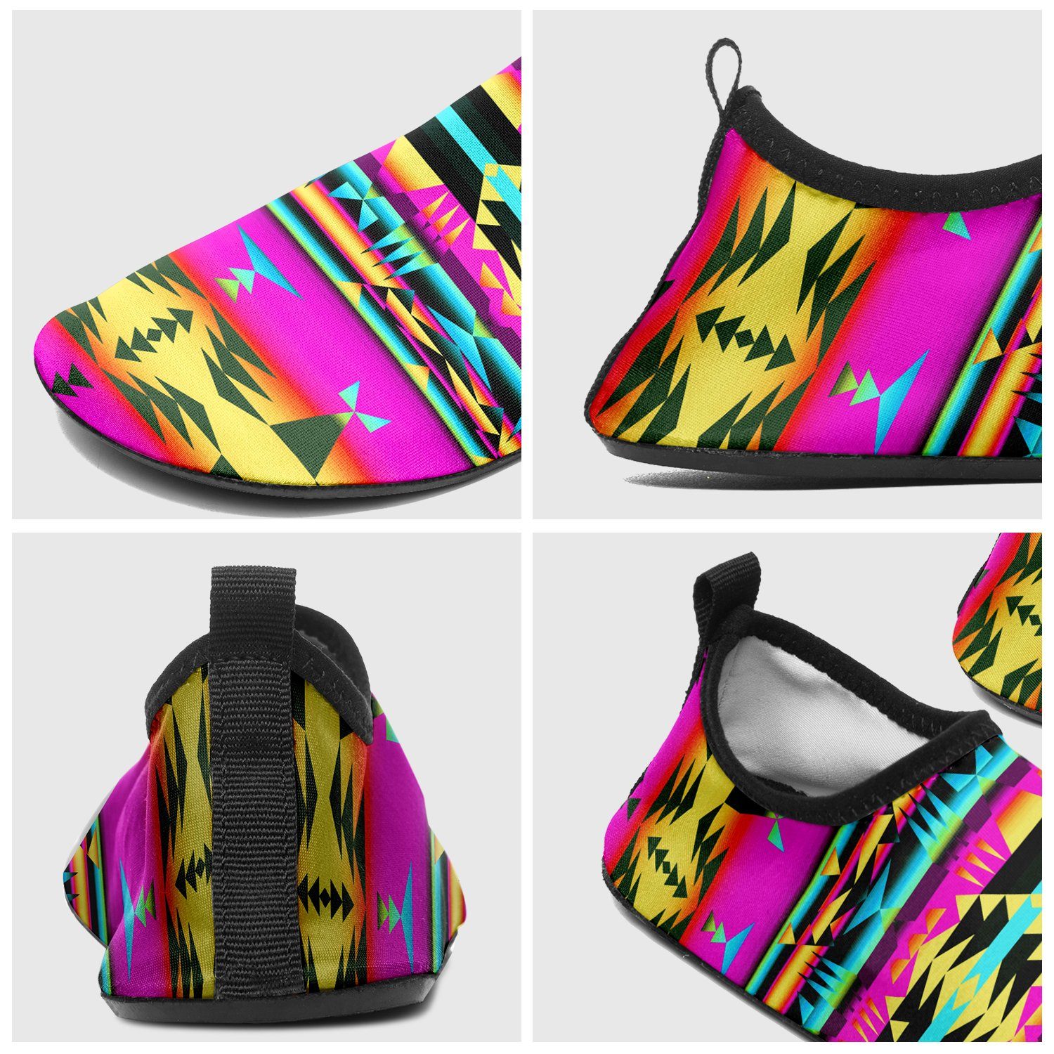 Between the Sunset Mountains Sockamoccs Slip On Shoes 49 Dzine