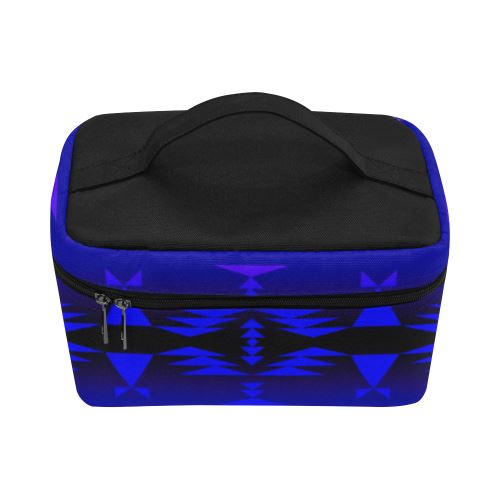 Between the Wasatch Mountains Cosmetic Bag/Large (Model 1658) Cosmetic Bag e-joyer