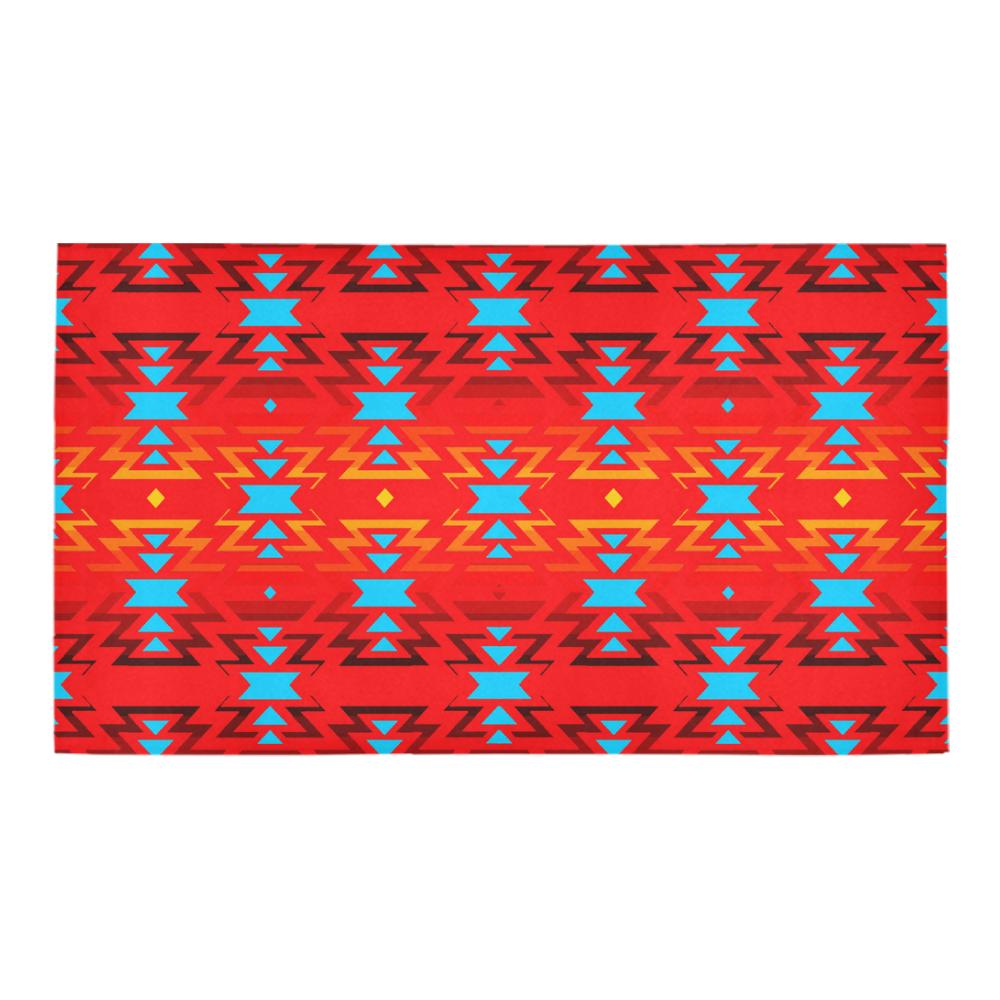 Big Pattern Fire Colors and Sky Sierra Bath Rug 16''x 28'' Bath Rug 16''x 28'' e-joyer