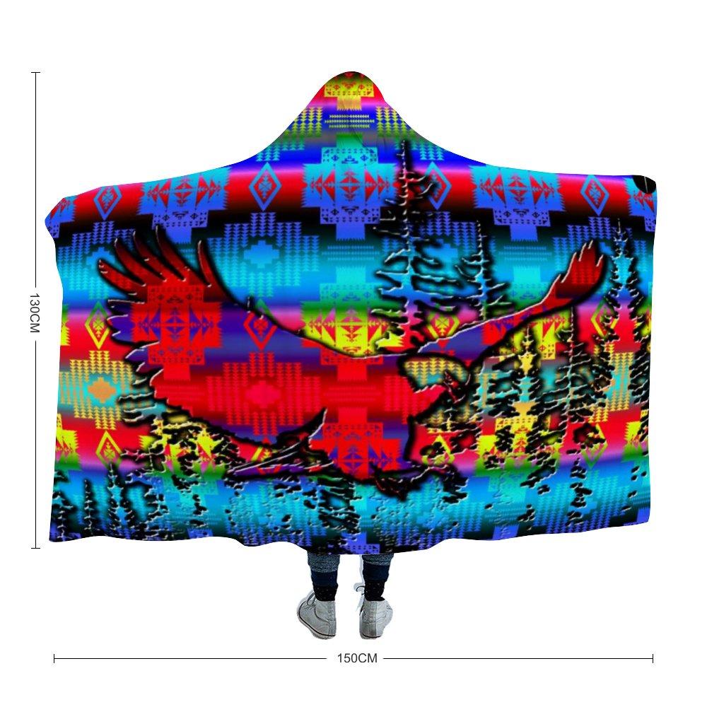 Bird Dance Summer Meadows Hooded Blanket 49 Dzine