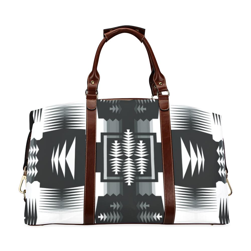 Black and White Sage 2 Classic Travel Bag (Model 1643) Remake Classic Travel Bags (1643) e-joyer