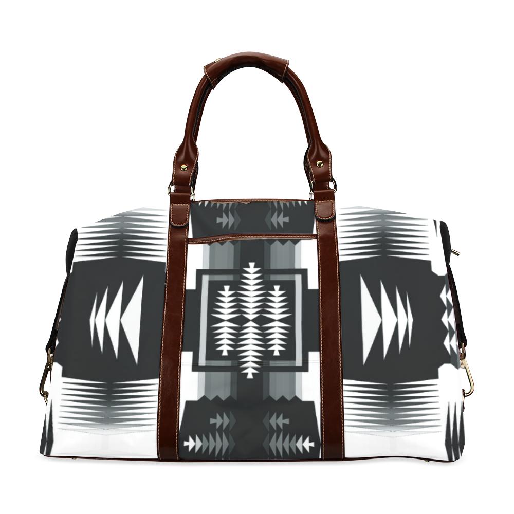 Black and White Sage 2 Classic Travel Bag (Model 1643) Remake Classic Travel Bags (1643) e-joyer