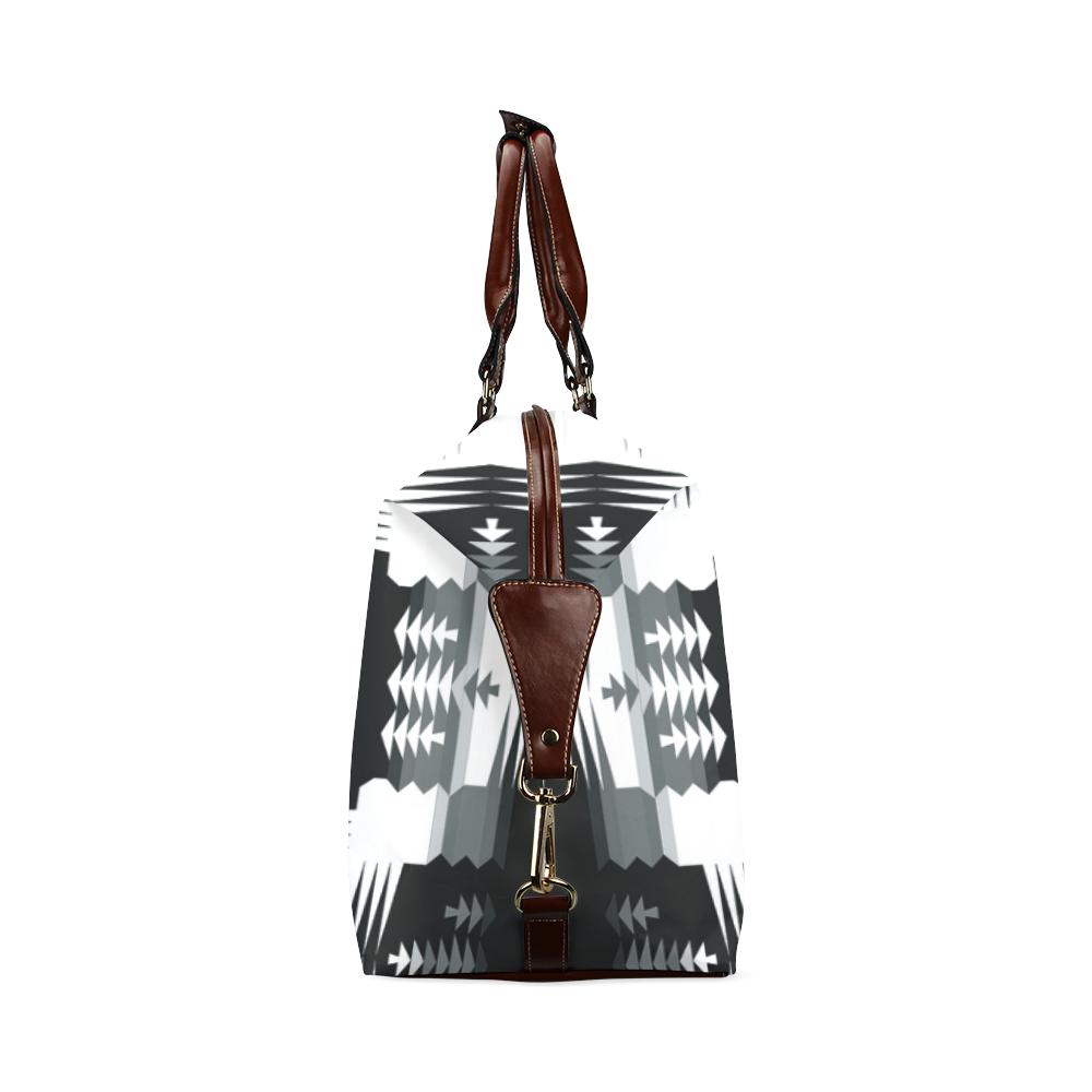 Black and White Sage 2 Classic Travel Bag (Model 1643) Remake Classic Travel Bags (1643) e-joyer