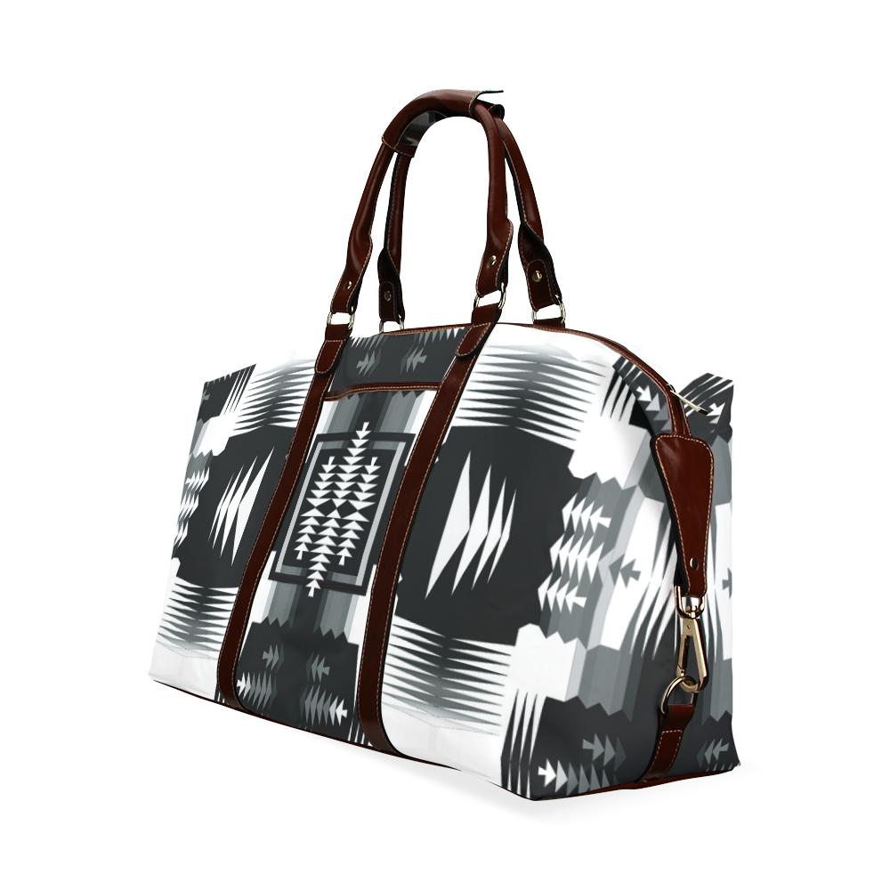 Black and White Sage 2 Classic Travel Bag (Model 1643) Remake Classic Travel Bags (1643) e-joyer