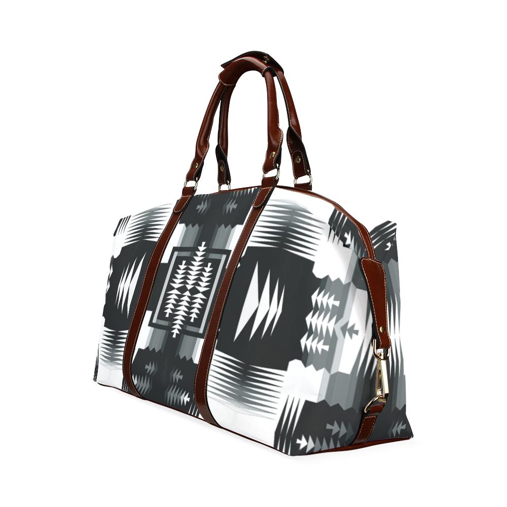 Black and White Sage 2 Classic Travel Bag (Model 1643) Remake Classic Travel Bags (1643) e-joyer