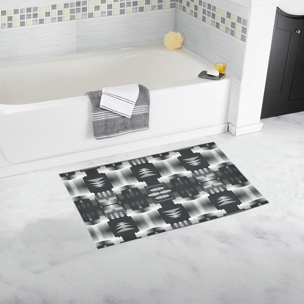 Black and White Sage Bath Rug 16''x 28'' Bath Rug 16''x 28'' e-joyer
