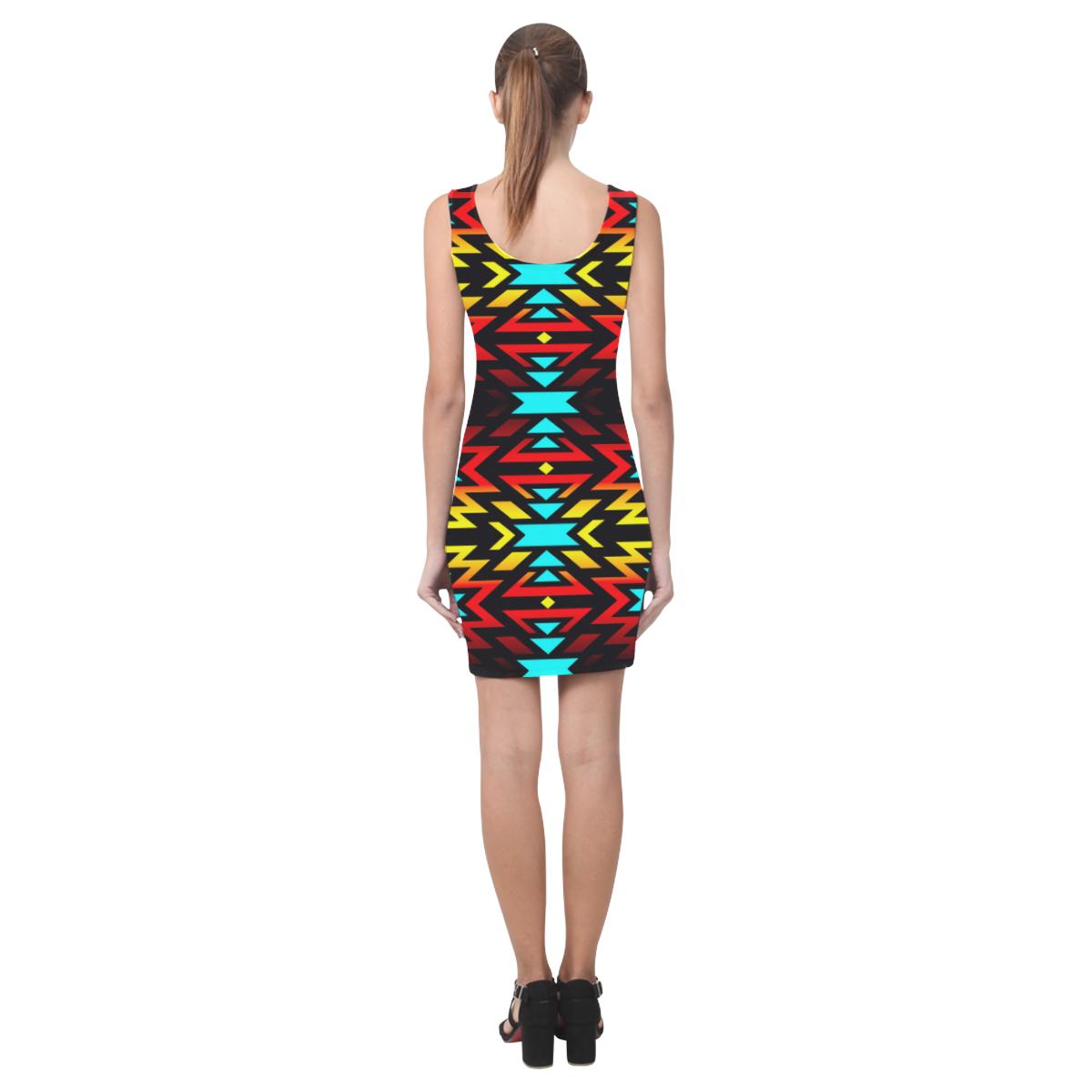 Black Fire and Sky IkstsÃmiwa Vest Dress (Model D06) Medea Vest Dress (D06) e-joyer